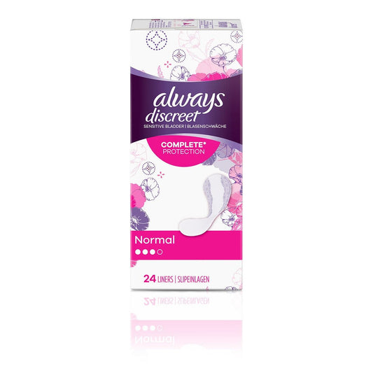 Always Discreet Incontinence Liners - 24 Liners
