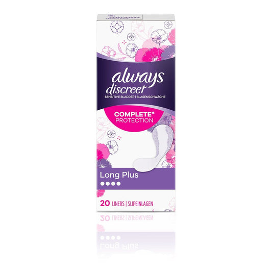 Always Discreet Incontinence Liners Plus - 20 Liners