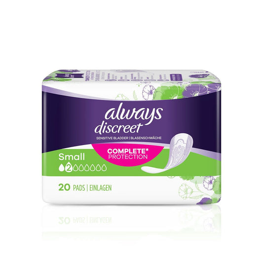 Always Discreet Incontinence Pads Small - 20 Pads
