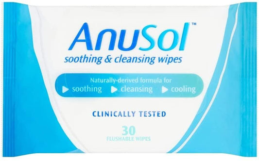 Anusol Soothing & Cleansing Wipes, Pack of 30