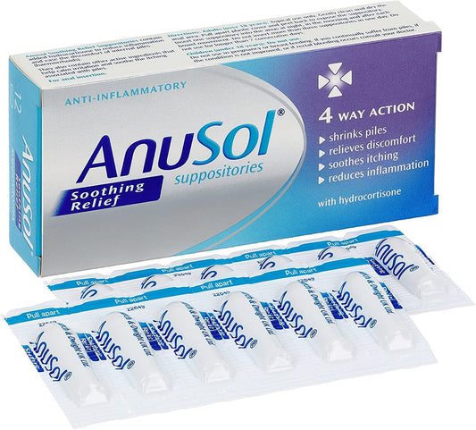 Anusol - Soothing Relief 12 Suppositories