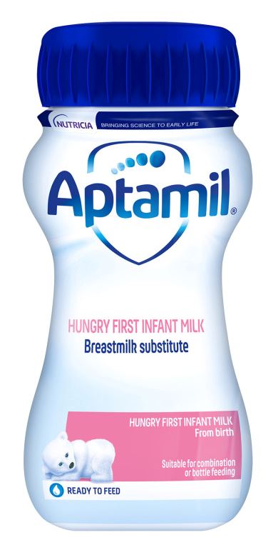 Aptamil Hungry First Baby Milk Formula Liquid from Birth 200ml