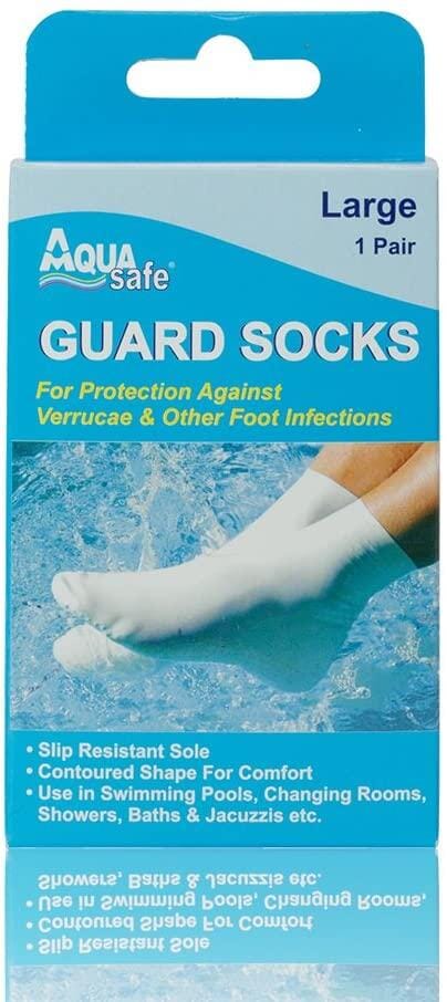 Aqua Guard Socks Large (Size 6-7) 1 Pair