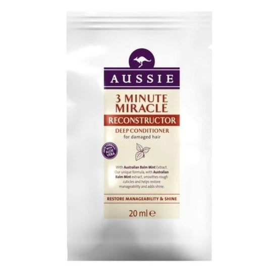Aussie 3 Minute Miracle Reconstructor Sachet - Pack of 20ml