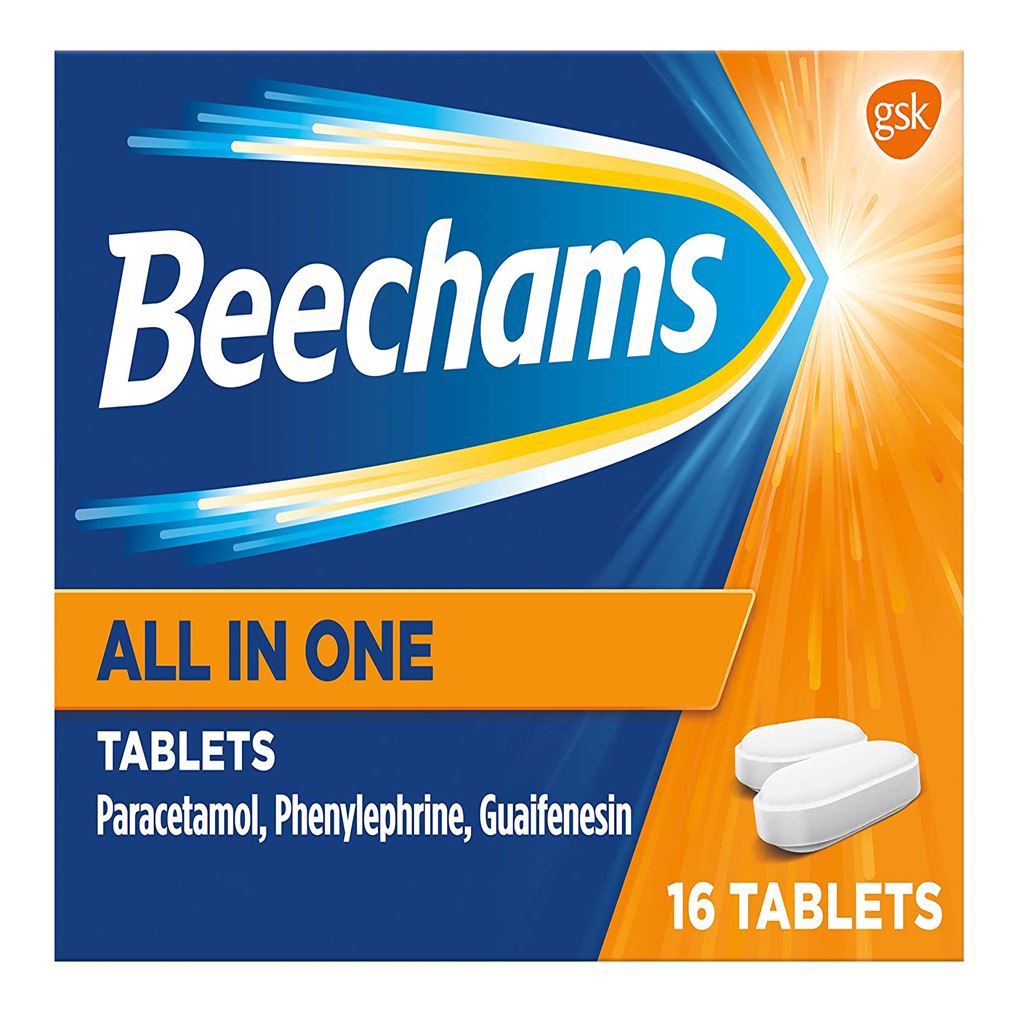 Beechams All In One 16 Tablets