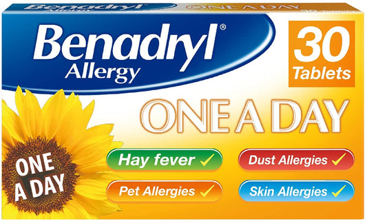 Benadryl Allergy One A Day 10mg 30 Tablets