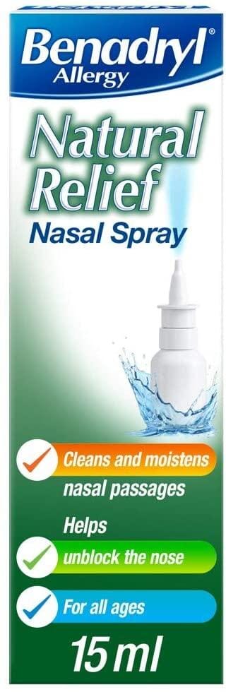 Benadryl Natural Relief Nasal Spray 15ml