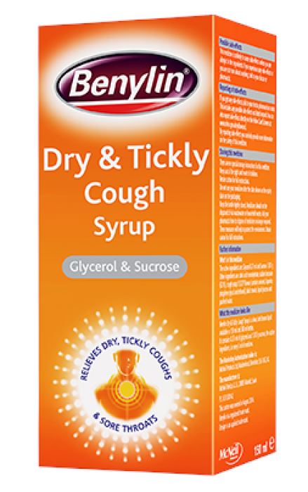 Benylin Dry and Tickly Cough Syrup - Pack of 150ml