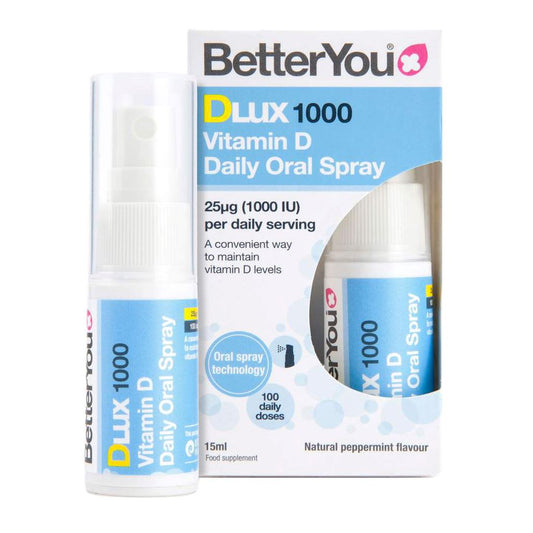 BetterYou DLux 1000 Vitamin D Daily Oral Spray - 15ml