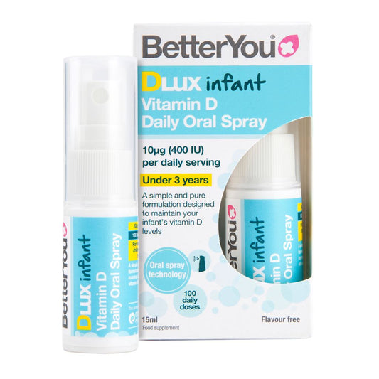 BetterYou DLux Infant Daily Oral Vitamin D Spray under 3 yrs