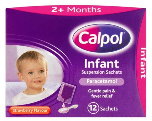 Calpol Infant Suspension Sachet - Pack of 5ml (12)