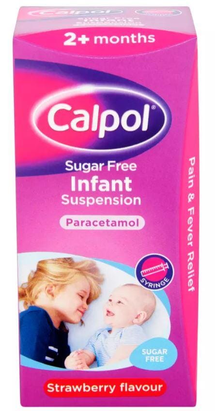 Calpol Infant Suspension Sugar Free - Pack of 100ml