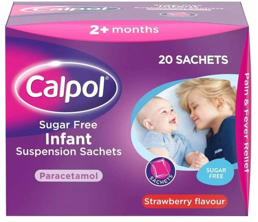 Calpol Infant Suspension Sugar Free Sachet - Pack of 5ml (20)