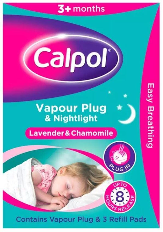 Calpol Vapour Plug & Nightlight - Pack of 3