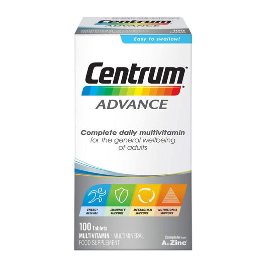 Centrum Advance Multivitamin & Mineral Tablets, 100 Tablets