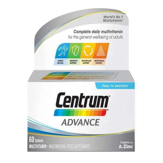Centrum Advance Multivitamin & Mineral Tablets, 60 Tablets