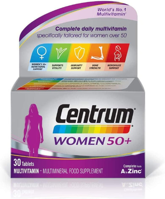 Centrum Women 50+ 30 Tablets x 6 Packs
