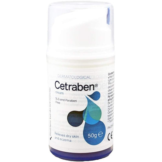 Cetraben Emollient Cream (Liquid Paraffin and White Soft Paraffin) - Pack of 50g