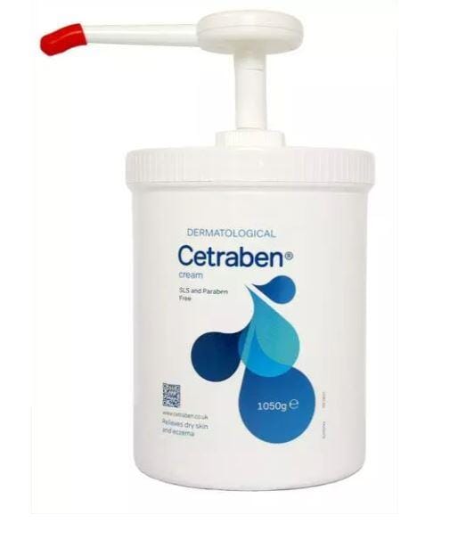 Cetraben Emollient Cream Pump (White Soft Paraffin) - Pack of 1050g