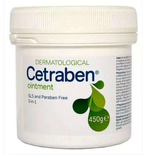 Cetraben Ointment (Light Liquid Paraffin, White Soft Paraffin)-Pack of 450g