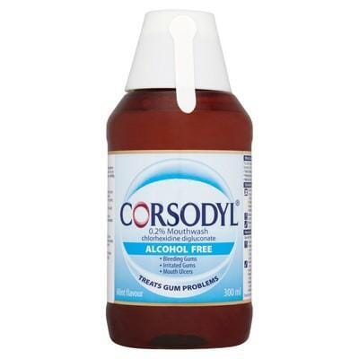Corsodyl 0.2% mouthwash alcohol free mint flavour 300ml