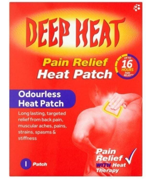Deep Heat Pain Relief Heat Patch Single Patch