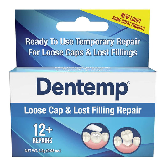 Dentemp Loose Cap and Lost Filling Repair