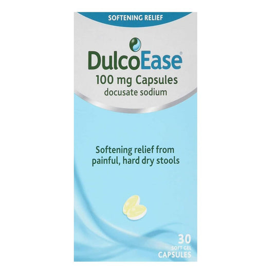 DulcoEase Soft Gel Constipation Relief 30 Capsules