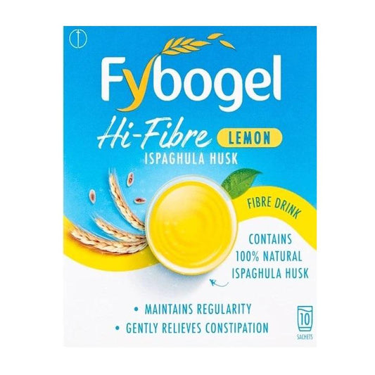 Fybogel Hi-Fibre Constipation Relief Lemon Flavour 10 Sachets
