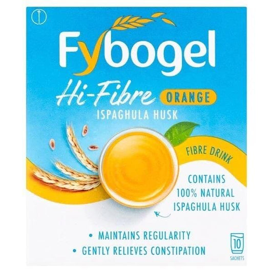 Fybogel Hi-Fibre Constipation Relief Orange Flavour 10 Sachets