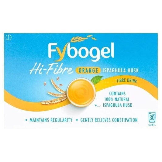 Fybogel Hi-Fibre Constipation Relief Orange Flavour 30 Sachets