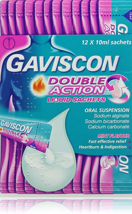 Gaviscon Double Action 12 Sachets