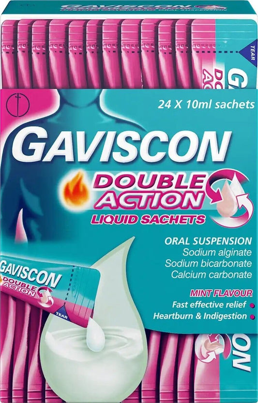 Gaviscon Double Action 12x24 Sachets