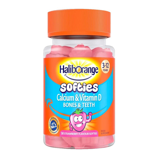Haliborange Calcium & Vitamin D Strawberry Softies 30s