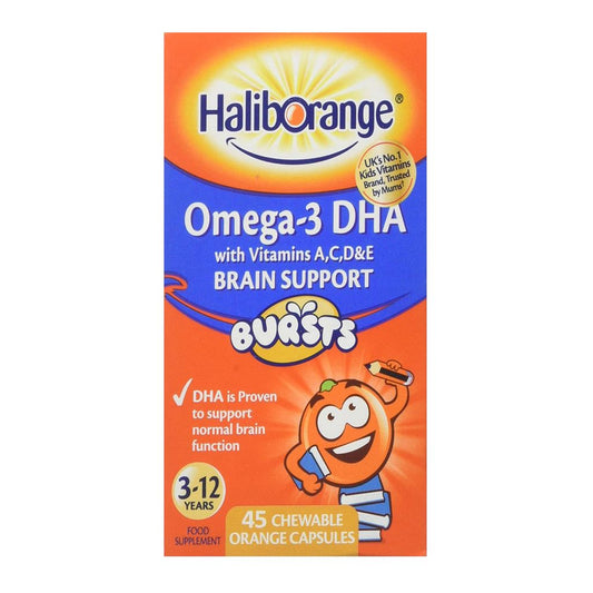 Haliborange Kids Omega-3 Chewy Orange, Pack of 45 Tablets