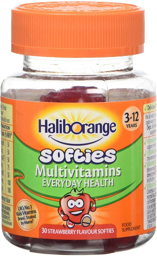 Haliborange Multivitamin Strawberry Softies 30 Fruit Softies