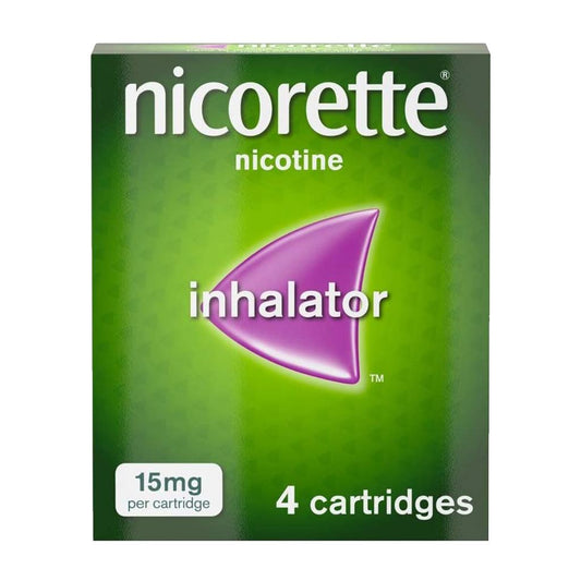 Nicorette 15 mg Inhalator 4 Nicotine Cartridges