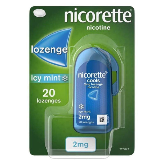 Nicorette Cools Icy Mint Lozenge 2mg 20