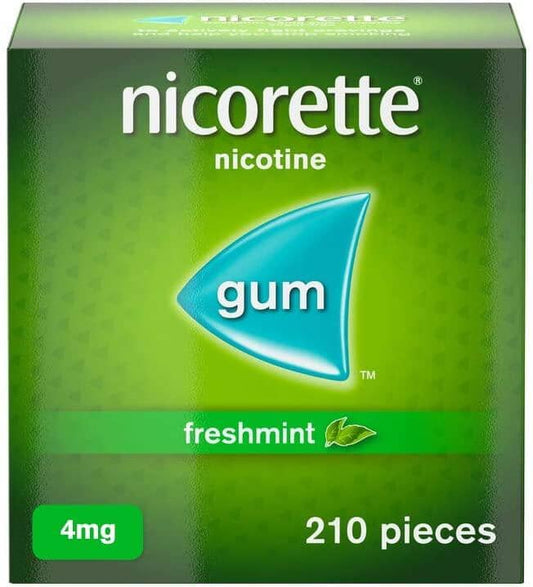 Nicorette Freshmint Gum 4mg 210 pieces