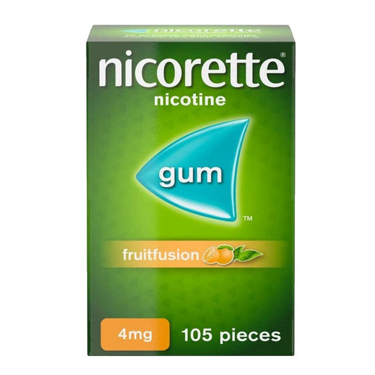 Nicorette Fruitfusion Gum 4mg 105 Pieces