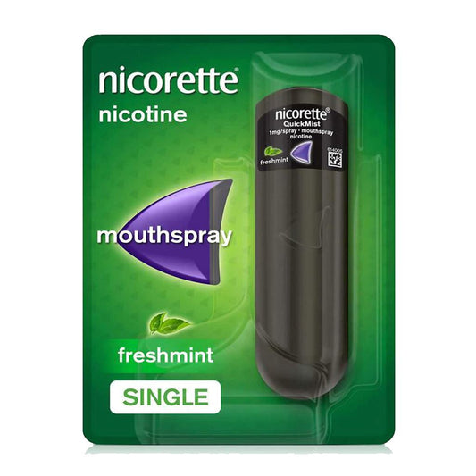 Nicorette QuickMist Mouthspray Freshmint 1mg Single Pack (150 sprays)