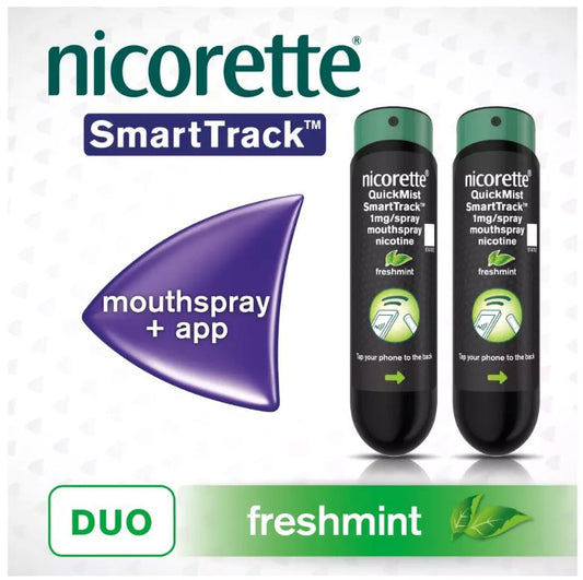 Nicorette QuickMist SmartTrack Mouthspray Duo Pack (2x150 sprays)