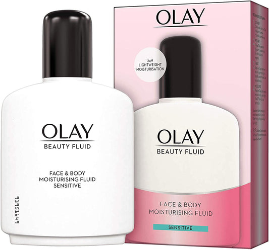 Olay Beauty Fluid Face And Body Sensitive Moisturiser 200ml