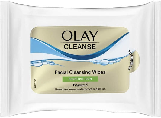 Olay Facial Cleansing Wipes for Sensitive Skin (20 cloths)
