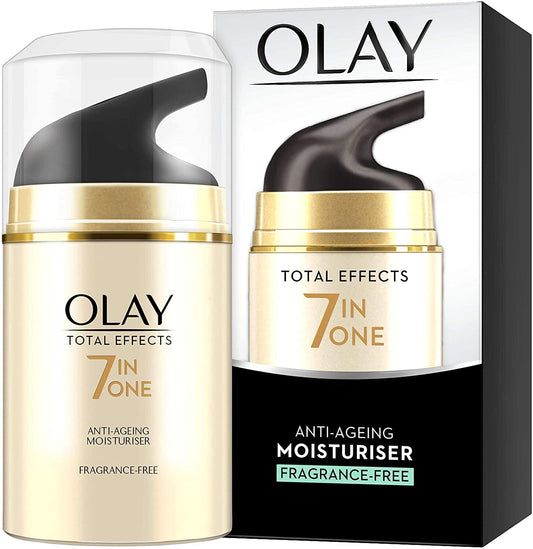 Olay Total Effects 7 in One Anti-Ageing Moisturiser Fragrance-Free 50ml