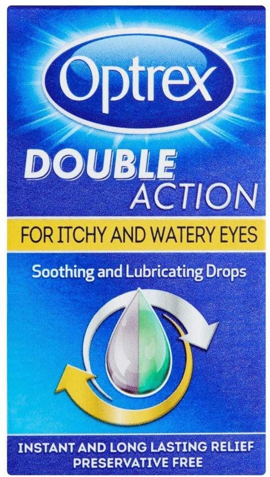 Optrex Double Action Itchy & Watery Eye Drops 10ml (10)