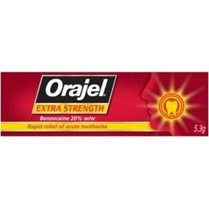 Orajel extra strength dental gel 5.3g