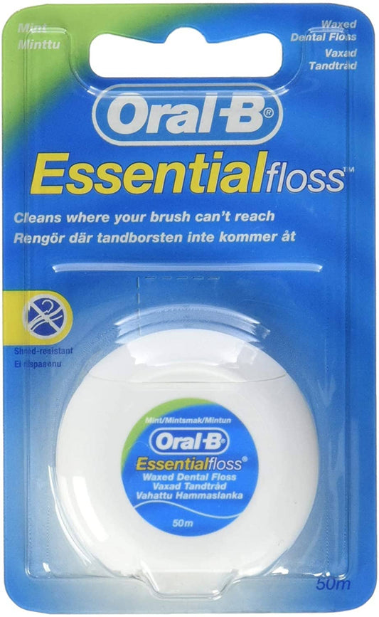 Oral-B Essential Floss Waxed 50 meter