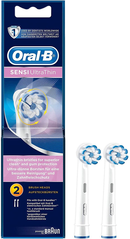 Oral-B Sensi Ultrathin Toothbrush Head - Pack of 2