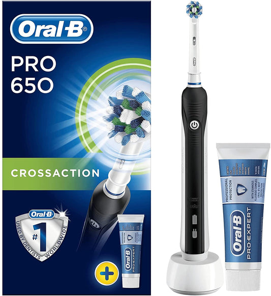 Oral-B Toothbrush Power Pro 650 CrossAction - Pack of 1